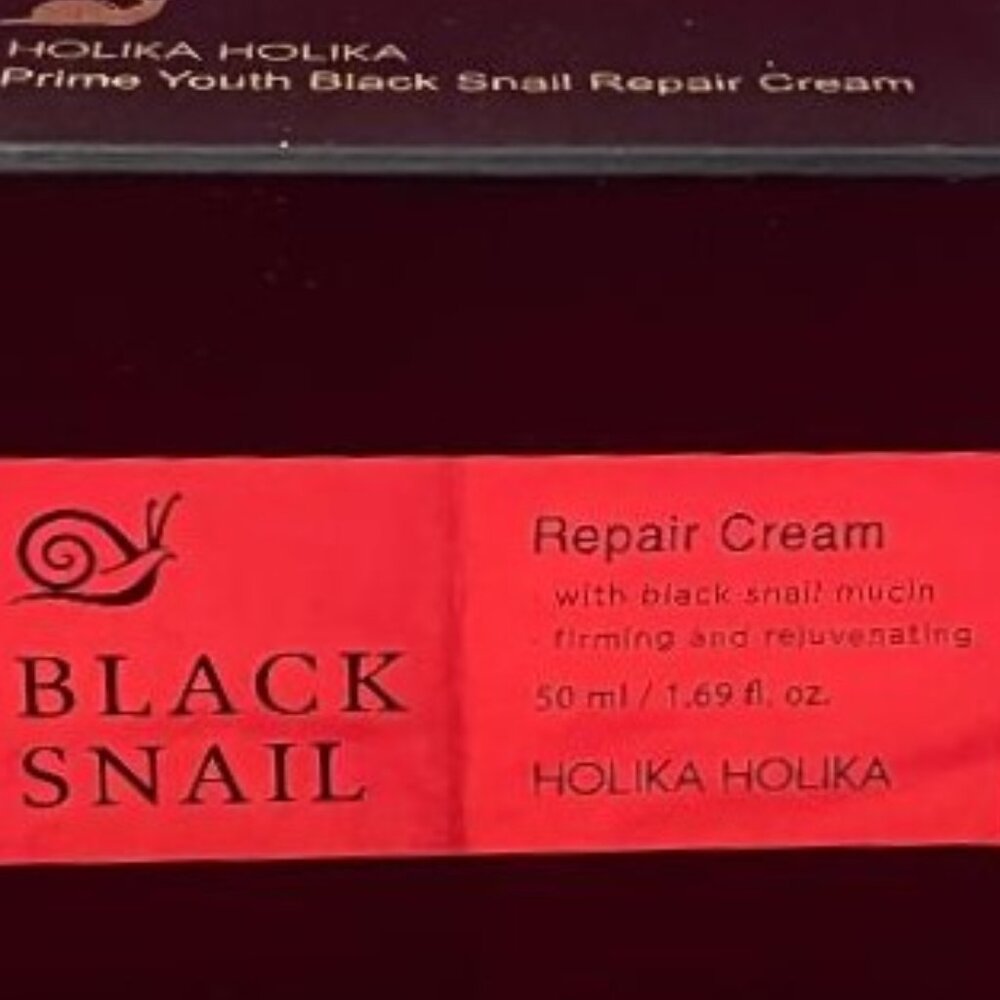 NEW ~ HOLIKA HOLIKA PRIME YOUTH BLACK SNAIL REPAIR PREMIUM CREAM 50ML / 1.69 OZ